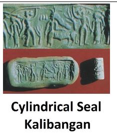 Cylindrical Seal Kalibangan - Indus Valley Civilization