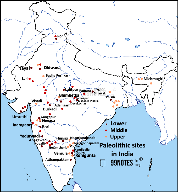 Paleolithic Sites In India
