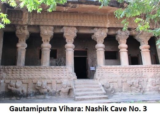 Gautamiputra Vihara: Nashik Cave No.3- Satavahana Dynasty