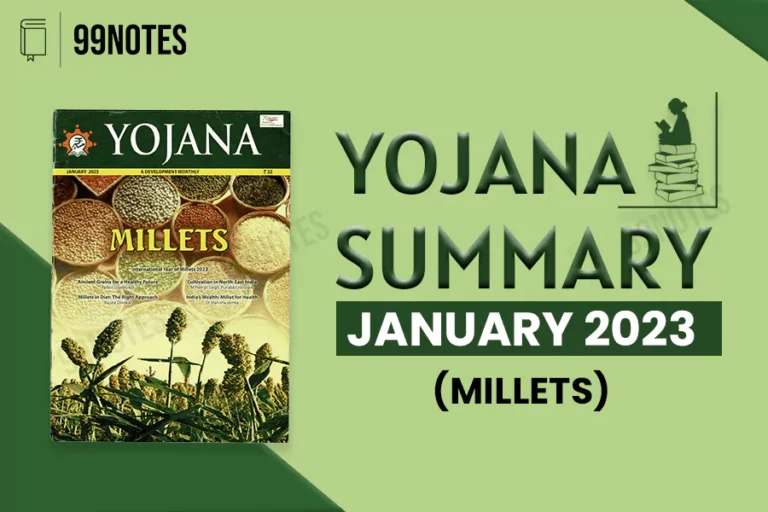 Yojana Magazine January 2023- Detail Summary For Upsc Exam