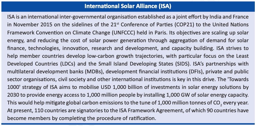 International Solar Alliance 