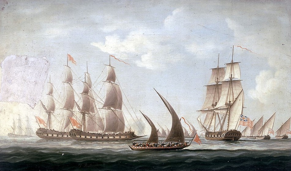 Maratha Navy Painted In 1812