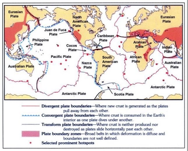 Daily Prelims Quiz : Structure Of Earth And Plate Tectonics Notes - 99Notes