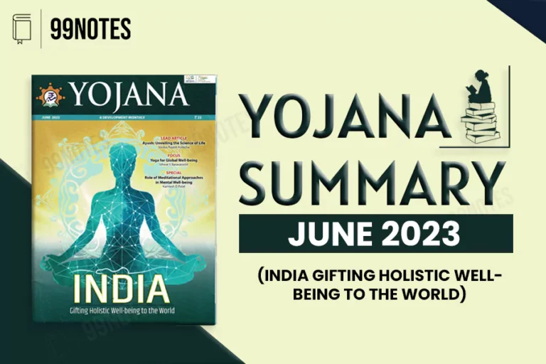 Yojana Summary (June 2023)