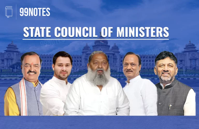 State Council Of Ministers- Notes For Upsc