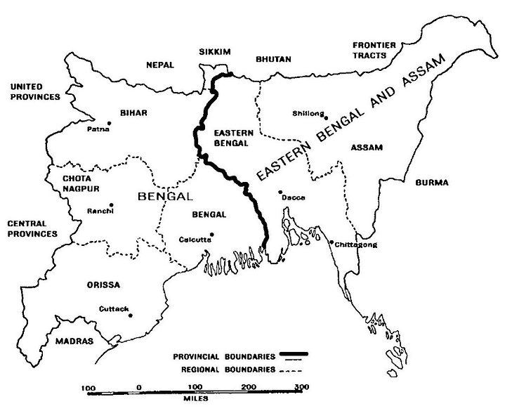 The Partition Of Bengal And Assam