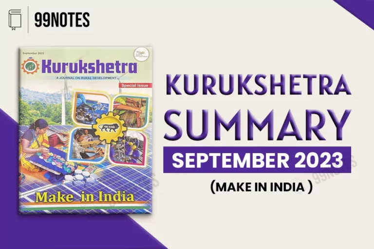Everything You Need To Know About Kurukshetra Magazine Summary