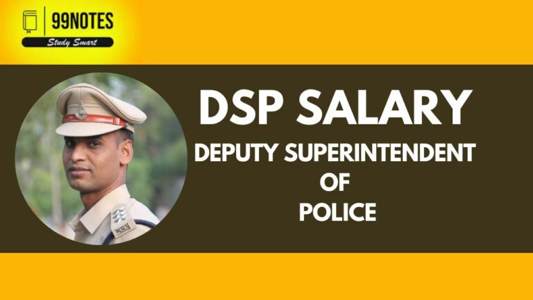 Dsp Salary Per Month In India