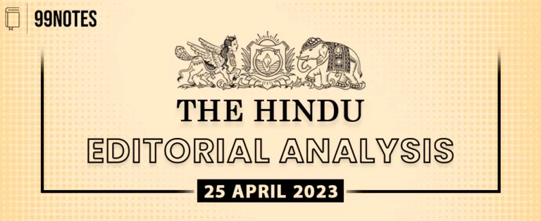 25 April 2024 : The Hindu Editorial Notes Pdf
