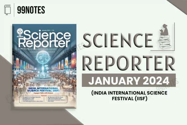Science Reporter Summary January 2024